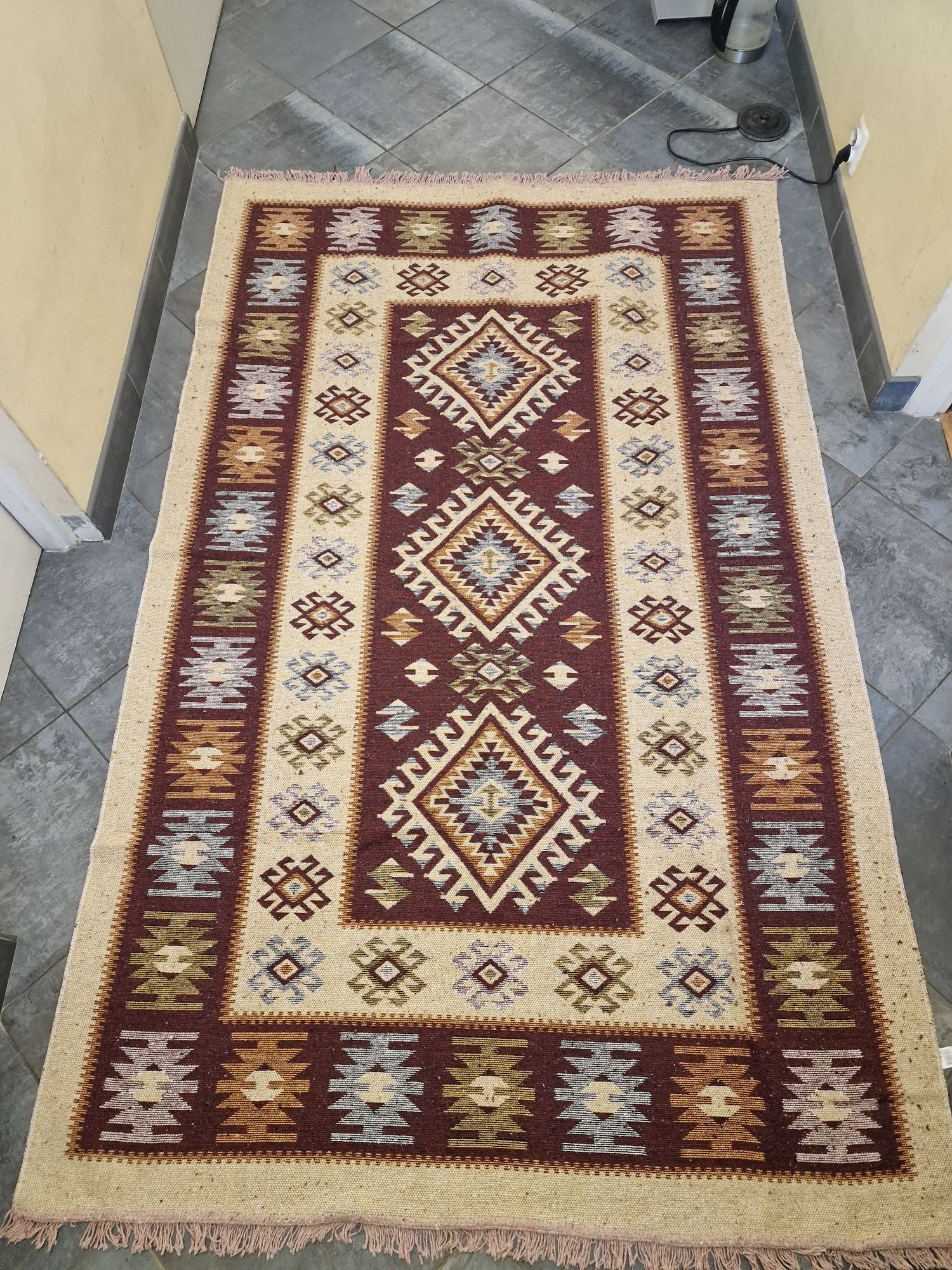 Bawełniany turecki  Kilim 160x250