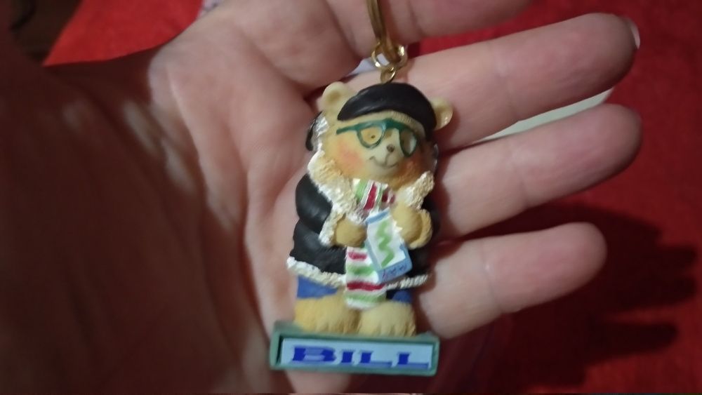 на портфель сувенир детский брелок мишка медведь британия керамика