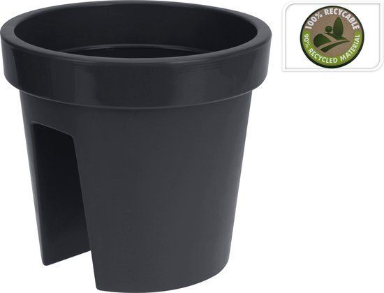 Donica Balkonowa 28 cm Antracyt