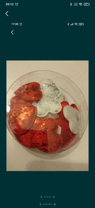 Стрічка декоративна та набір декоративних прикрас