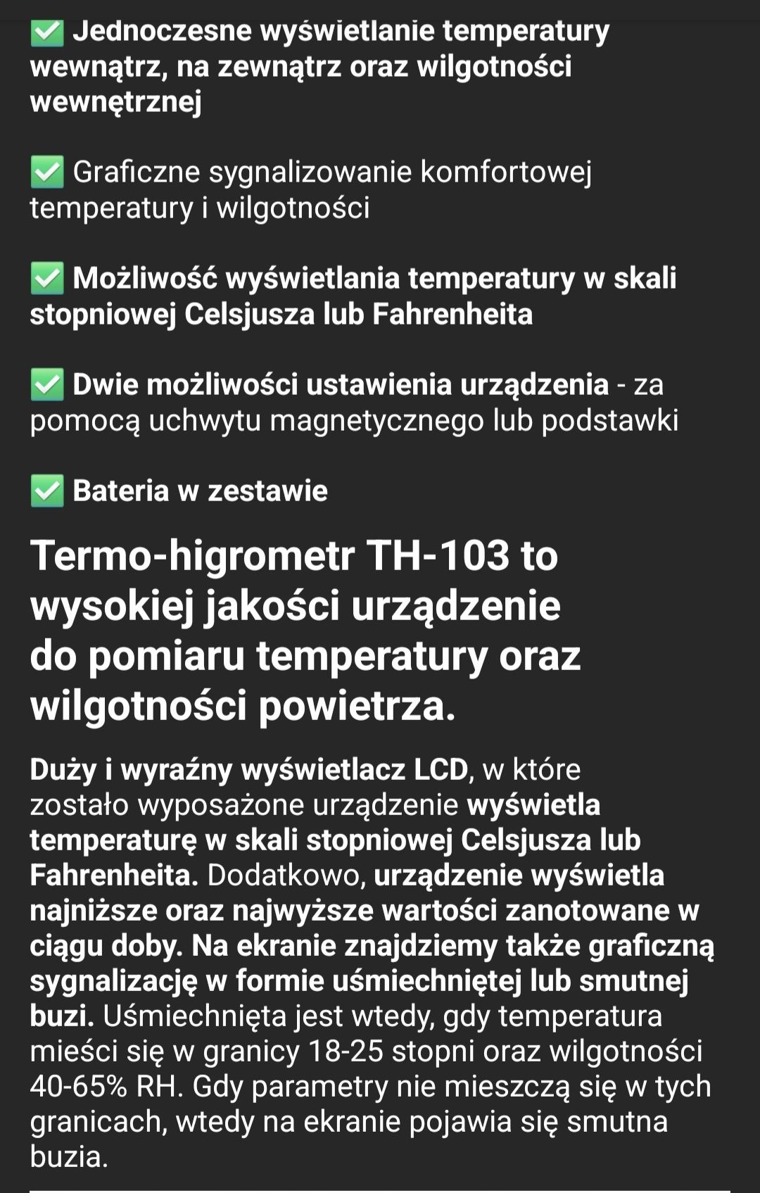 Termometr wilgotnościomierz