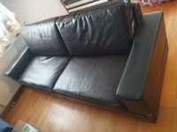 Sofa kanapa 2 osobowa rozkładana Fotel Pufa Zestaw komplet