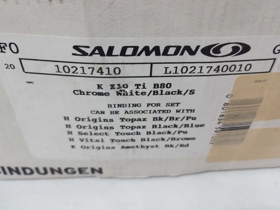 wiązanie wiązania narciarskie Salomon Z 10 ti nowe