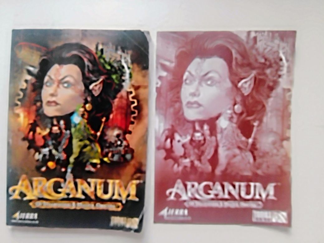 Jogo Arcanum manual.