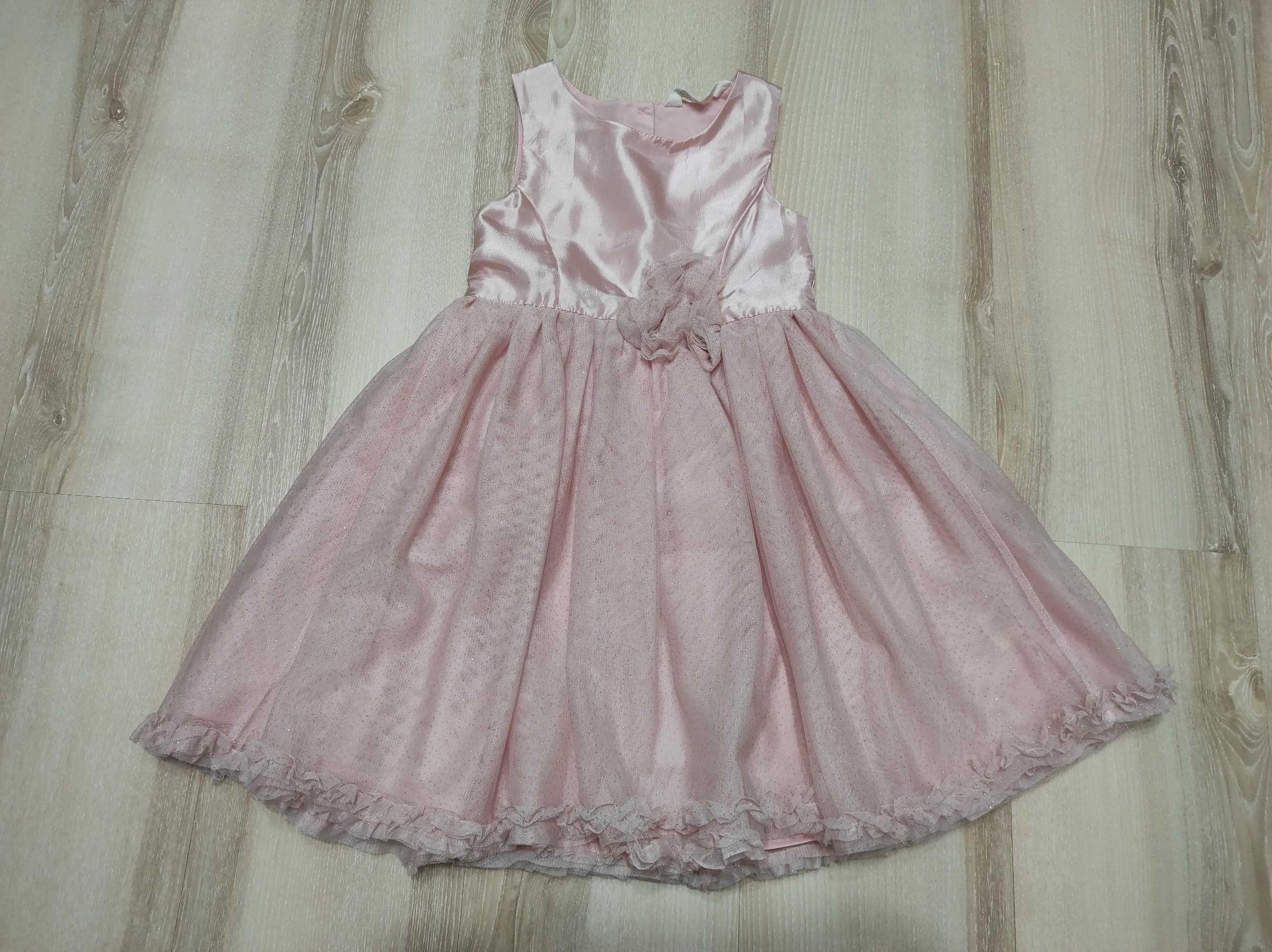 Нарядное праздничное платье H&M, пышное выпускное платье на 6-8 лет