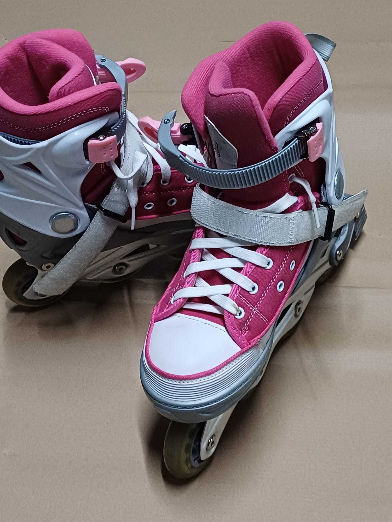 Patins em linha como novos