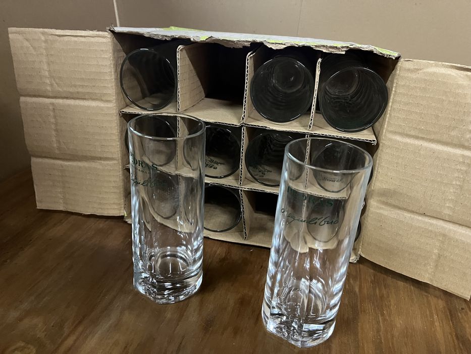 Copos Pedras Salgadas conjunto de 12 unidades