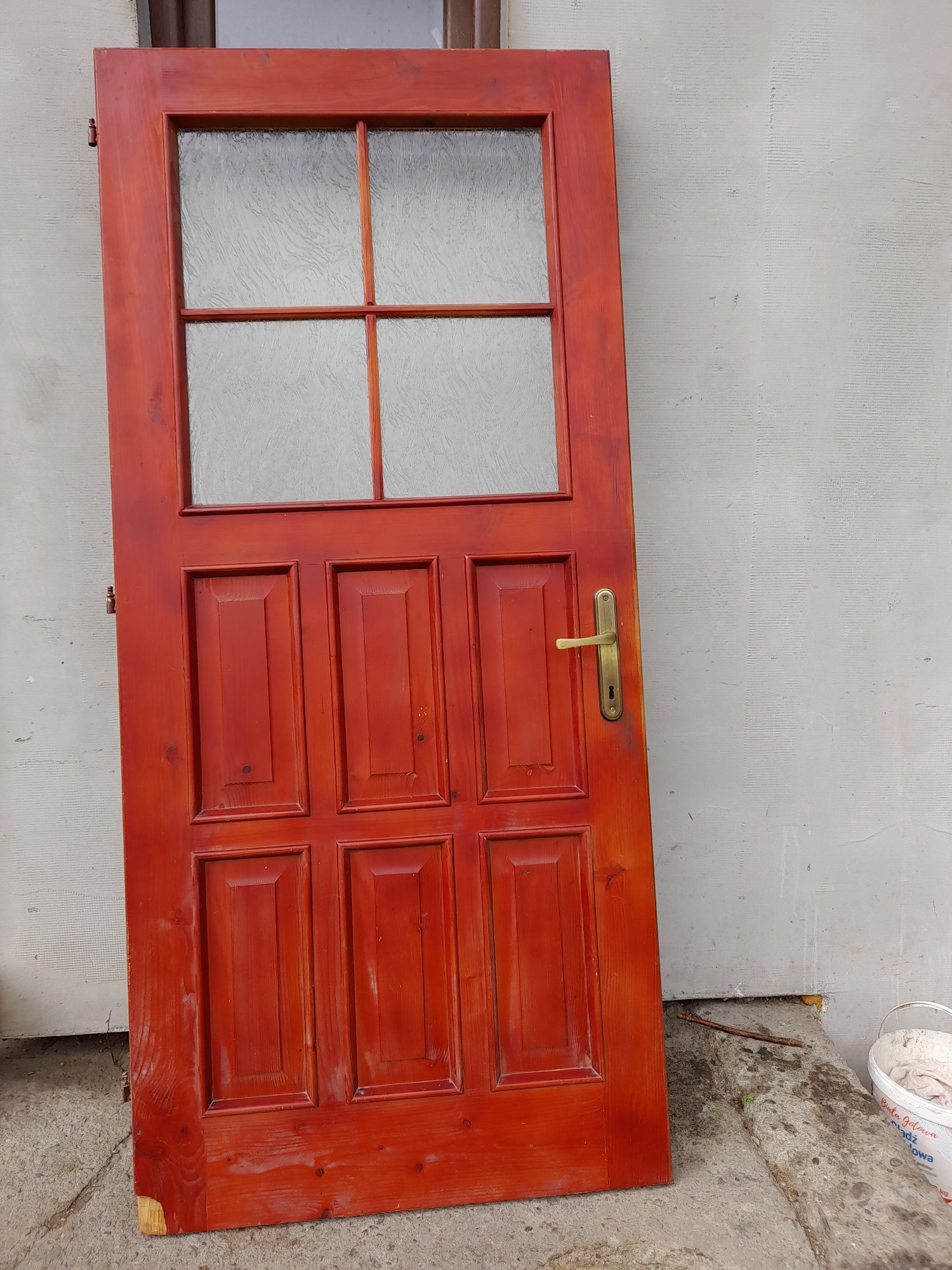 Skrzydło drzwiowe drewniane pokojowe wewnętrzne bez ościeżnicy 200/90