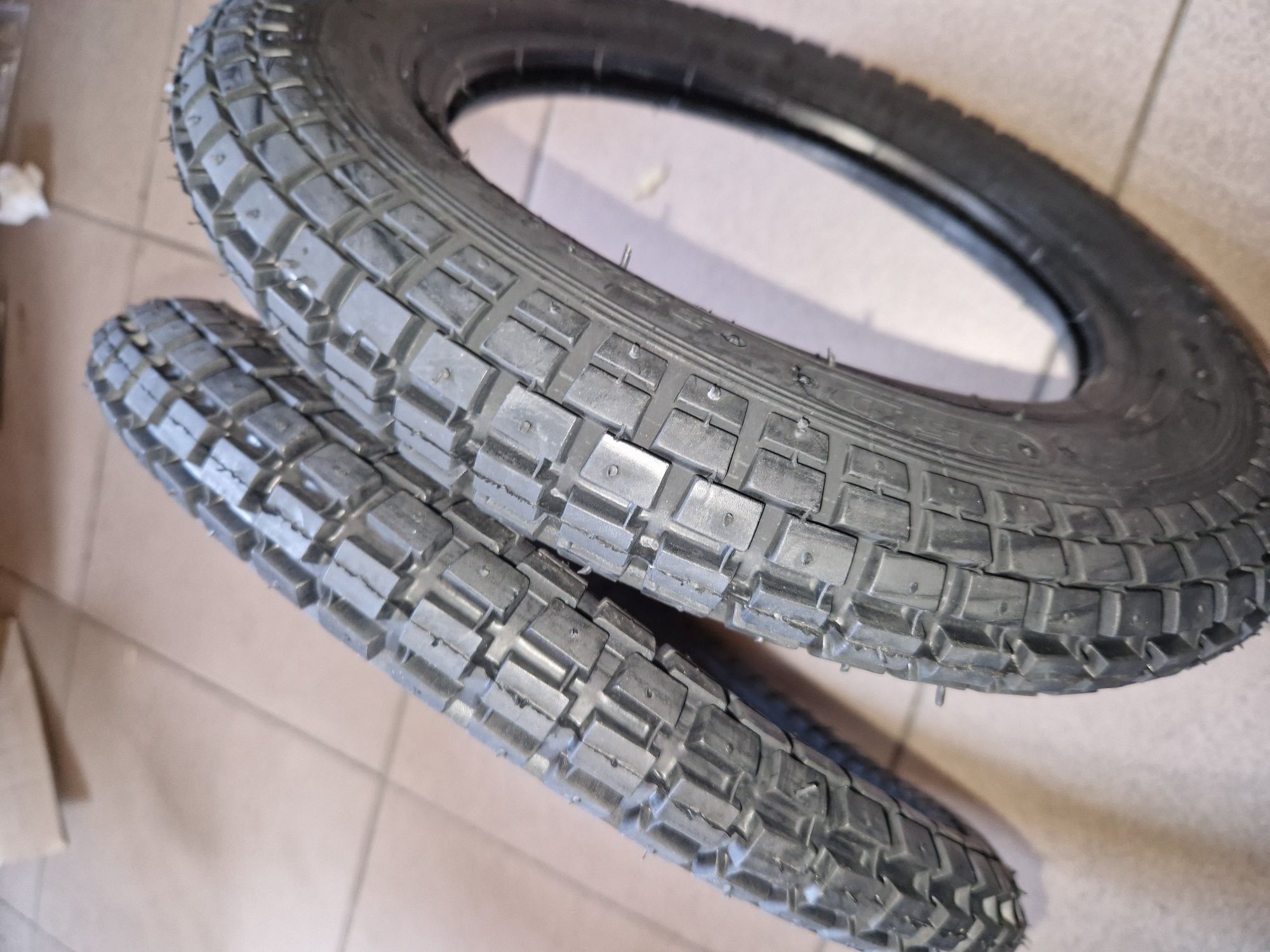 Nowe 2,50-9 cali 2szt opony Romet motorynka m1 m2 m3 pony 301