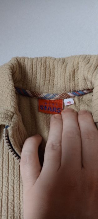 Gruba bluza 116 rozpinana