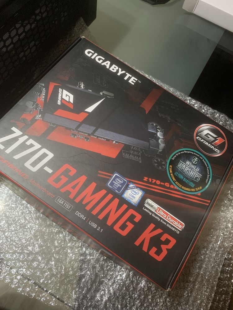 Zestaw płyta główna gigabyte z170 gaming k3 + procesor i5 6600k