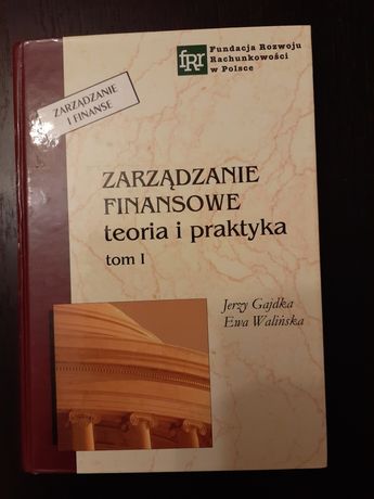 Książka Zarządzanie Finansowe J.Gajdka E.Walińska