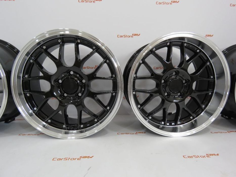 Jante Look BBS RS GT 18 8 et 35 +9 et38 5x120 Black
