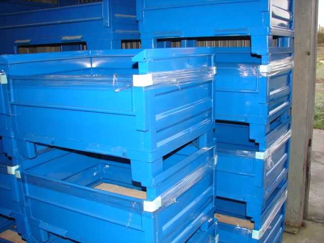 pojemnik blaszany 800x600x500 mm  1/4 Gitterbox