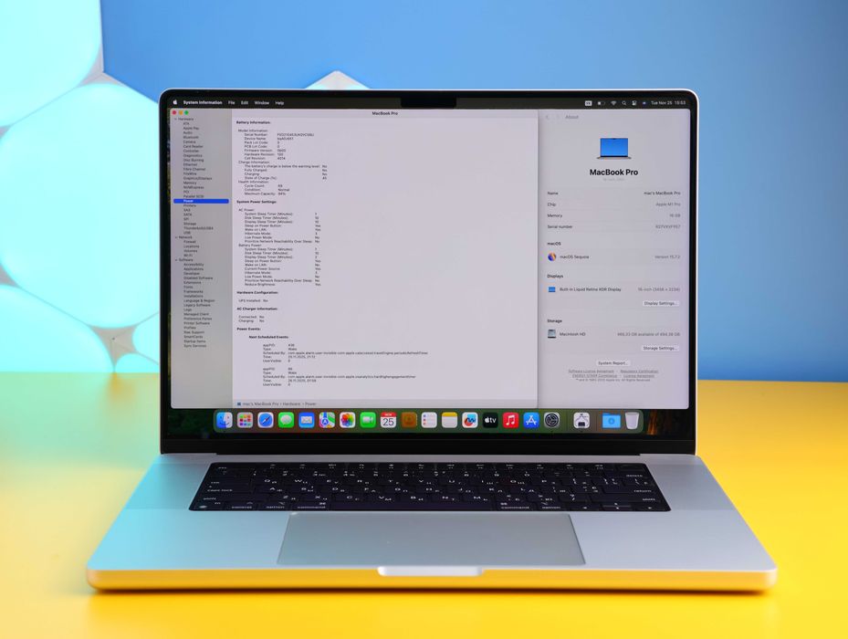 Ноутбук Apple MacBook Pro 16'' 16GB/512GB (151648) Б/У З ГАРАНТІЄЮ