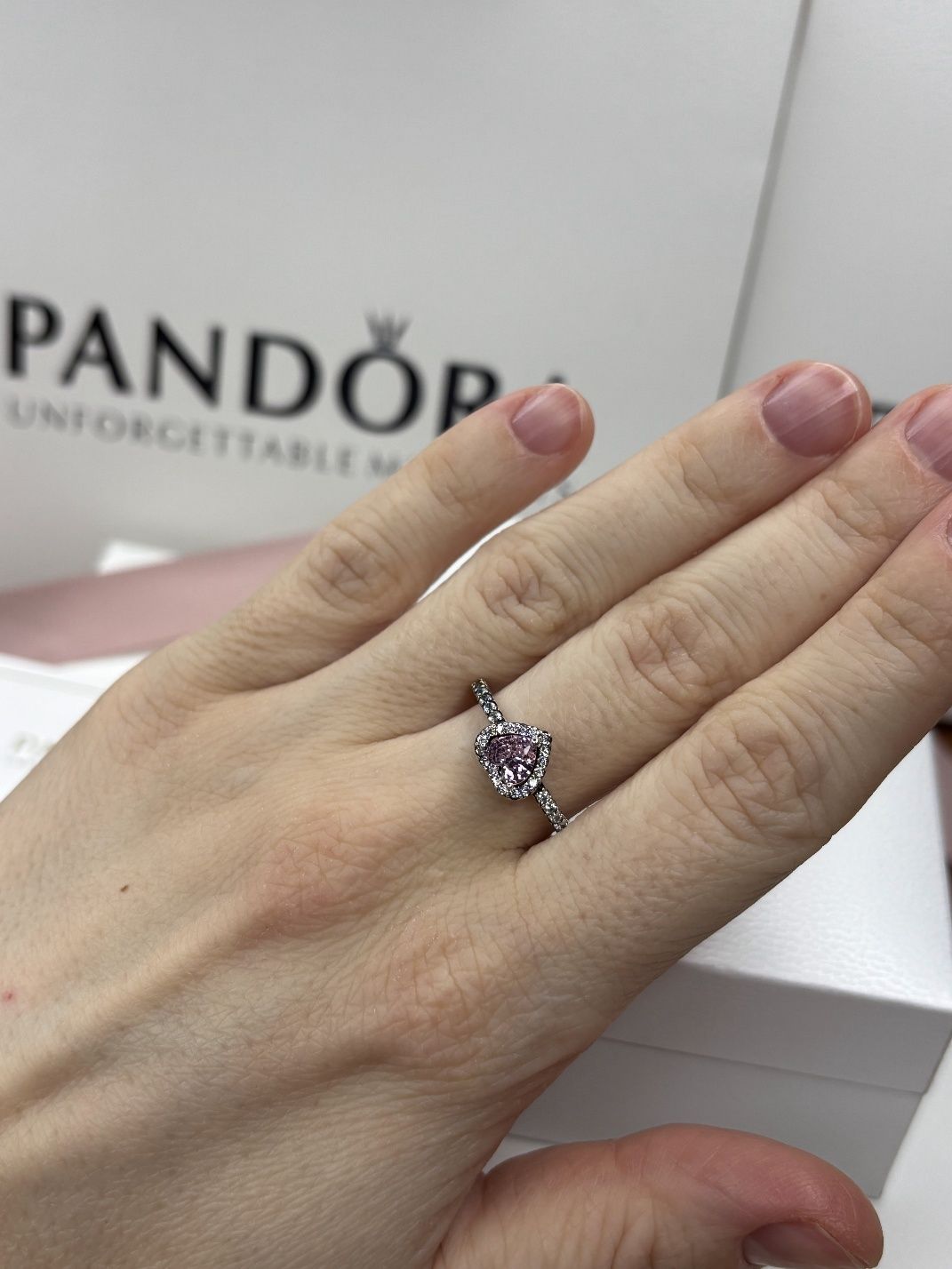 Набір Рожеве серце Пандора, Pandora Розовое серце