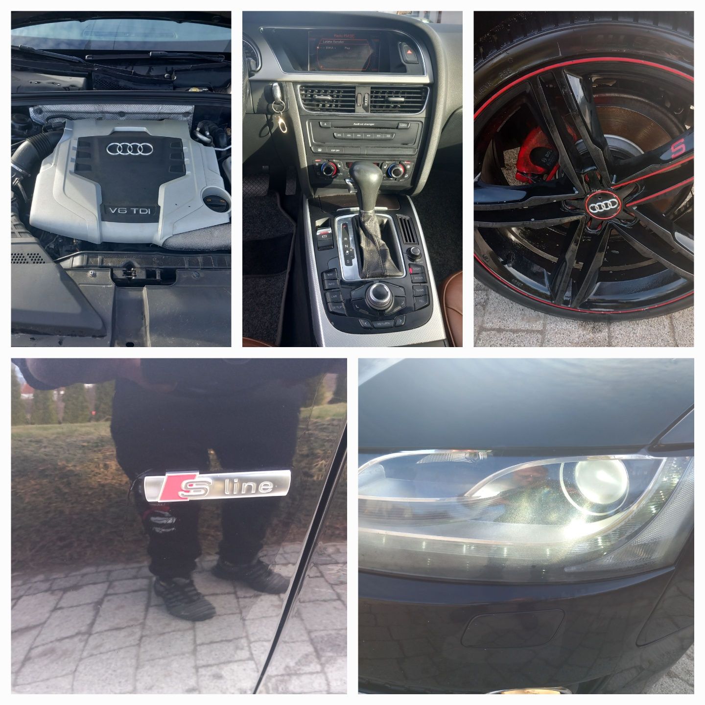 Audi A5 S-line 2.7tdi 190ps 8biegów bixenon navi Alu 19 full okazja