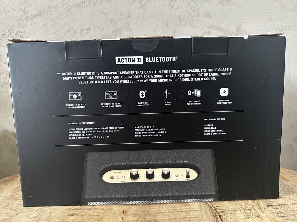 Głośnik Bluetooth Marshall Acton II (nie JBL) mega dźwięk!
