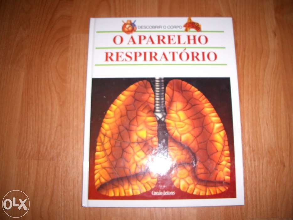 Livro o aparelho respiratório para crianças capa dura