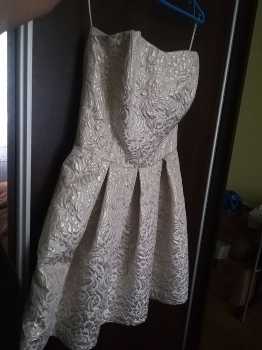 Sukienka bez ramiączek r 38