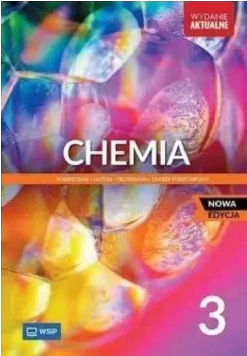 Chemia 3 Podręcznik ZP WSiP 2024 Nowa Edycja