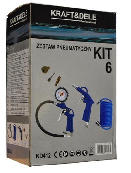Zestaw pneumatyczny 6el. KD412