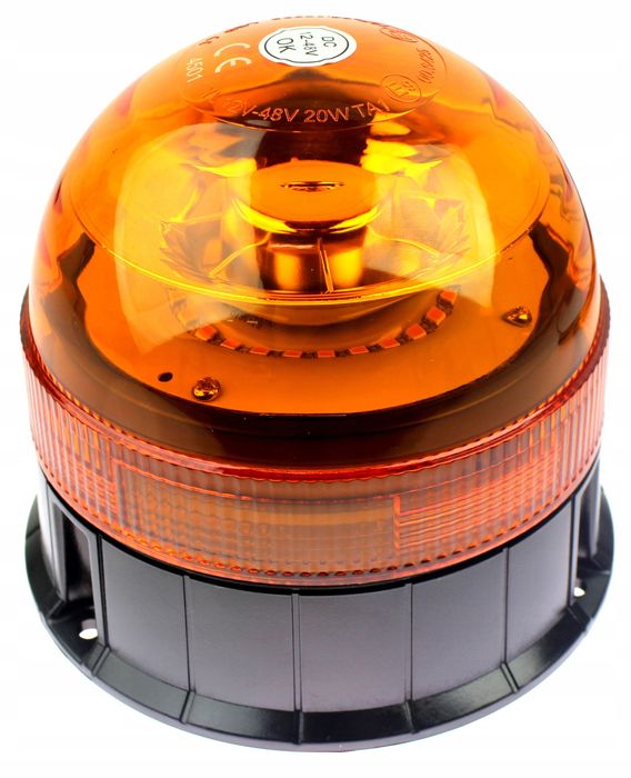 Lampa Ostrzegawcza Led Kogut 12V 24V Na Magnes