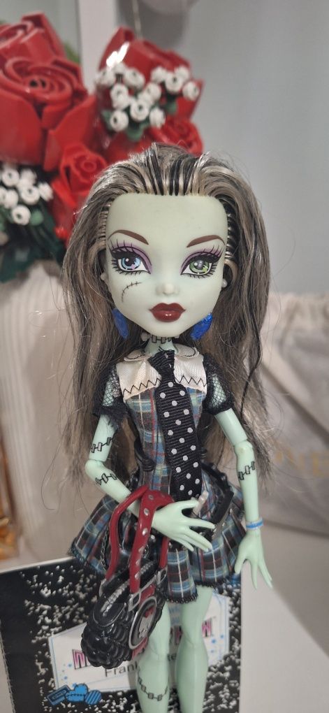 Frankie stein basic monster high wave 1 lalka lalki kompletna