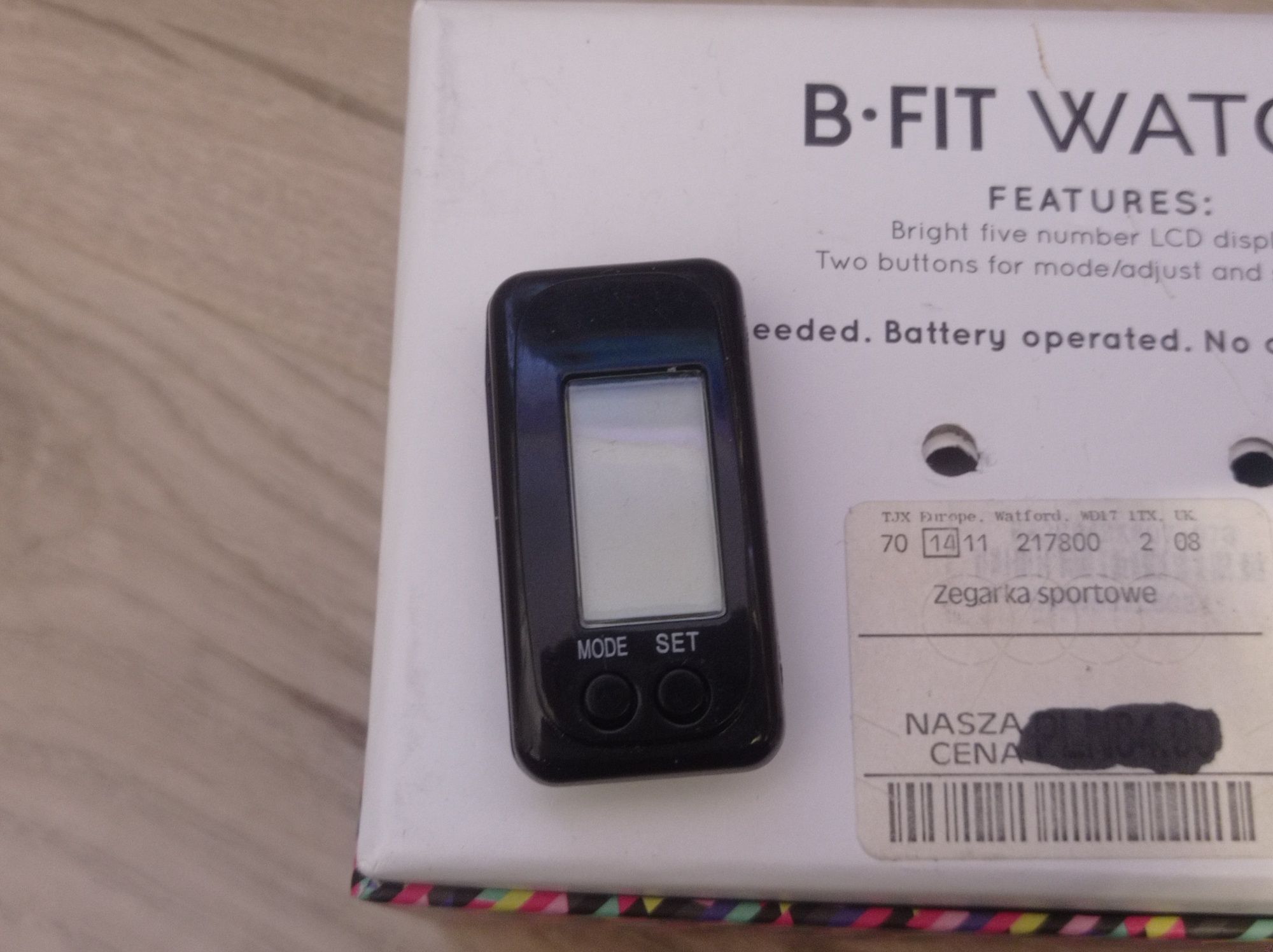 Zegarek sportowy typu b-fit watch smartwatch niedziałający