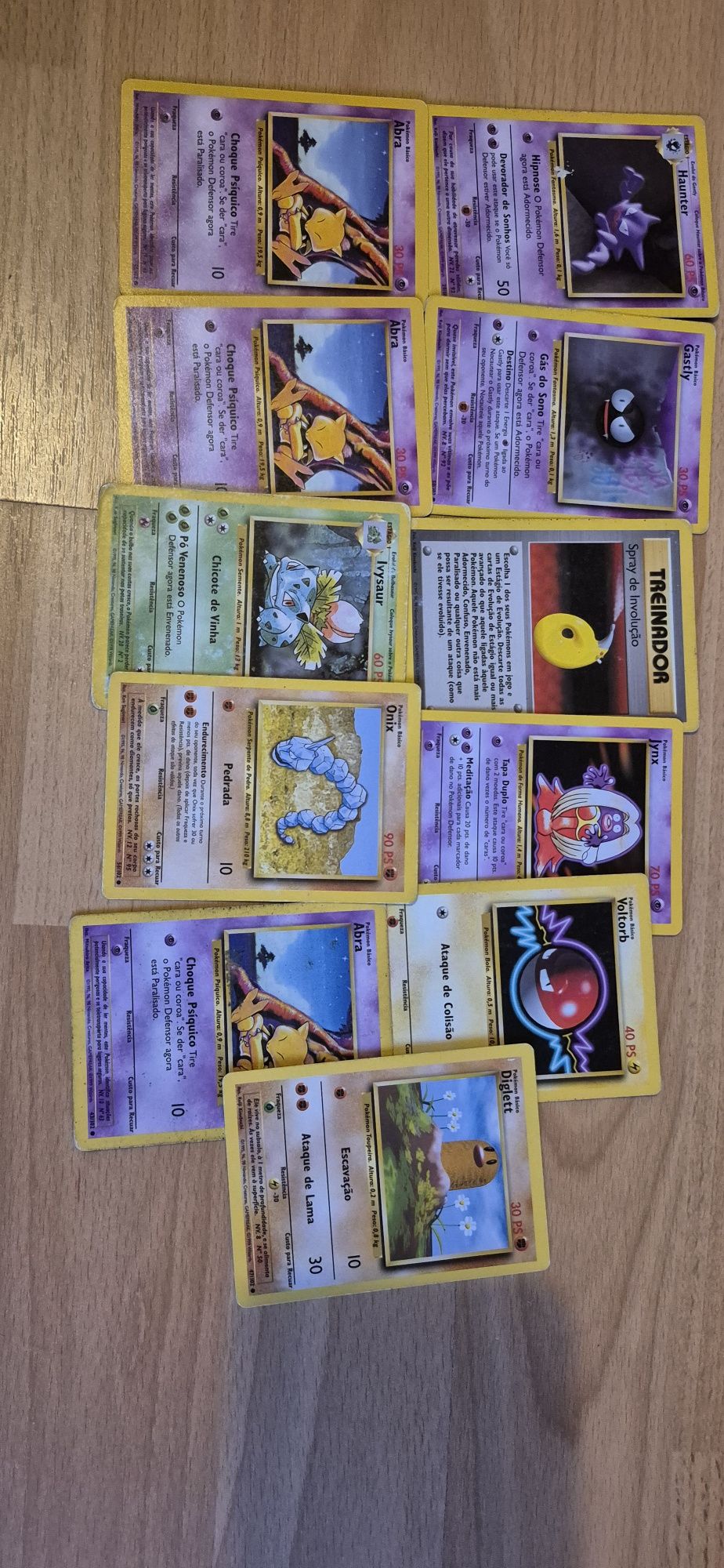 Pokémon TCG Lote 77 Cartas Base Set