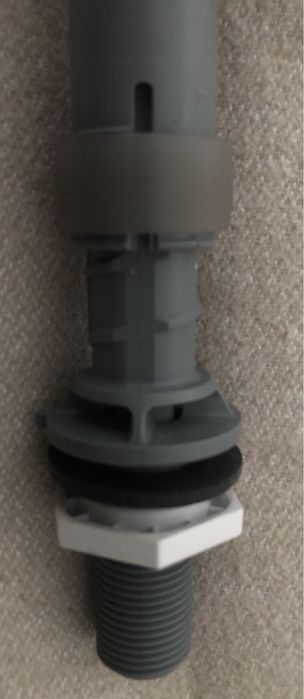 • Dolny Zawór Spłuczki Zbiornika WC - Kompakt Dolne Zasilanie