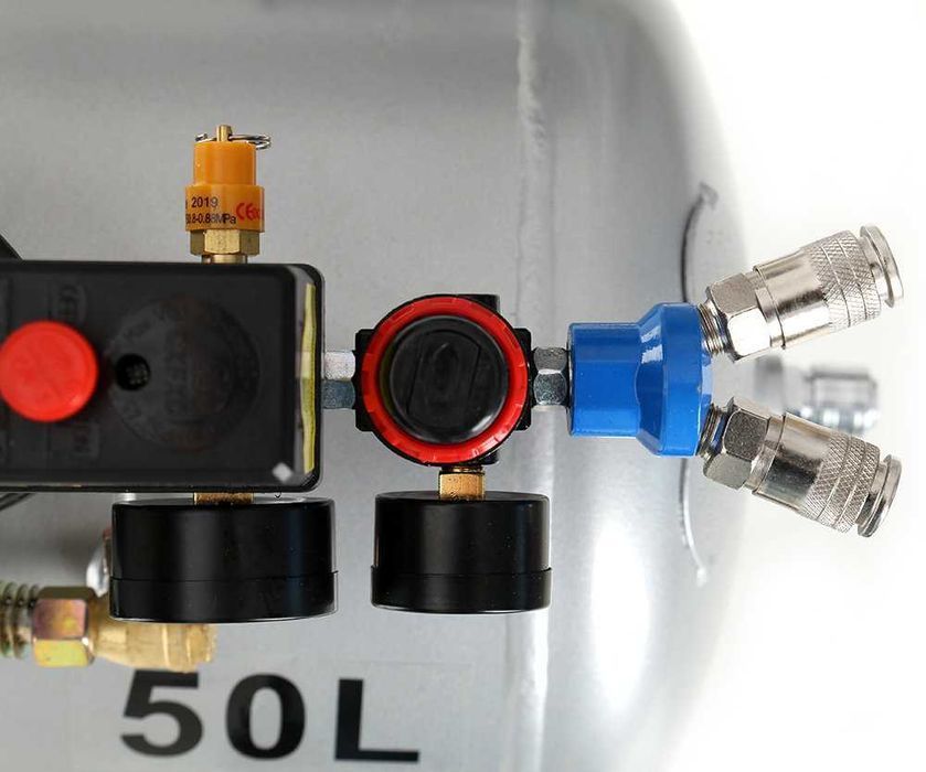 Kompresor dwutłokowy 50L sprężarka dwutłokowa 50L V2 kompresor olejowy