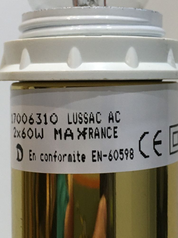 Le Dauphin Lussac lampa design vintage