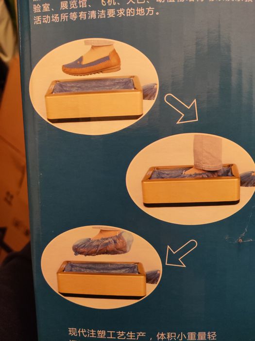 Proteção sapatos ténis higiene plástico capa descartáveis portátil