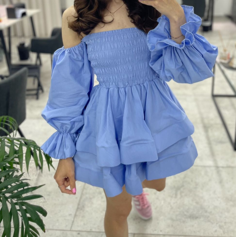 Вечірня розкішна сукня від Ivina Boutique з воланами