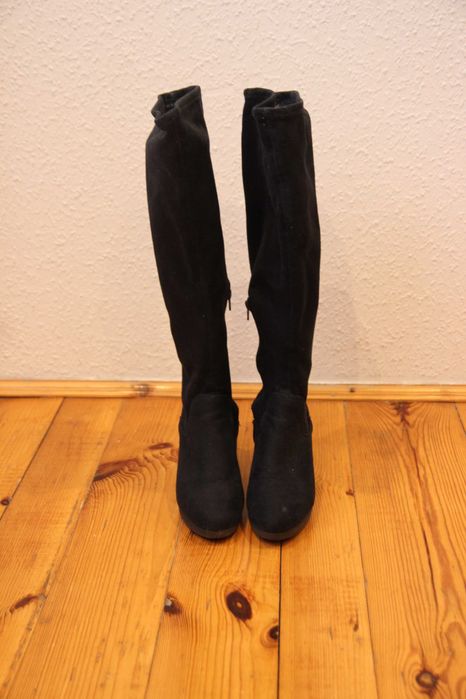 Kozaki welurowe rozmiar 37 + gratis