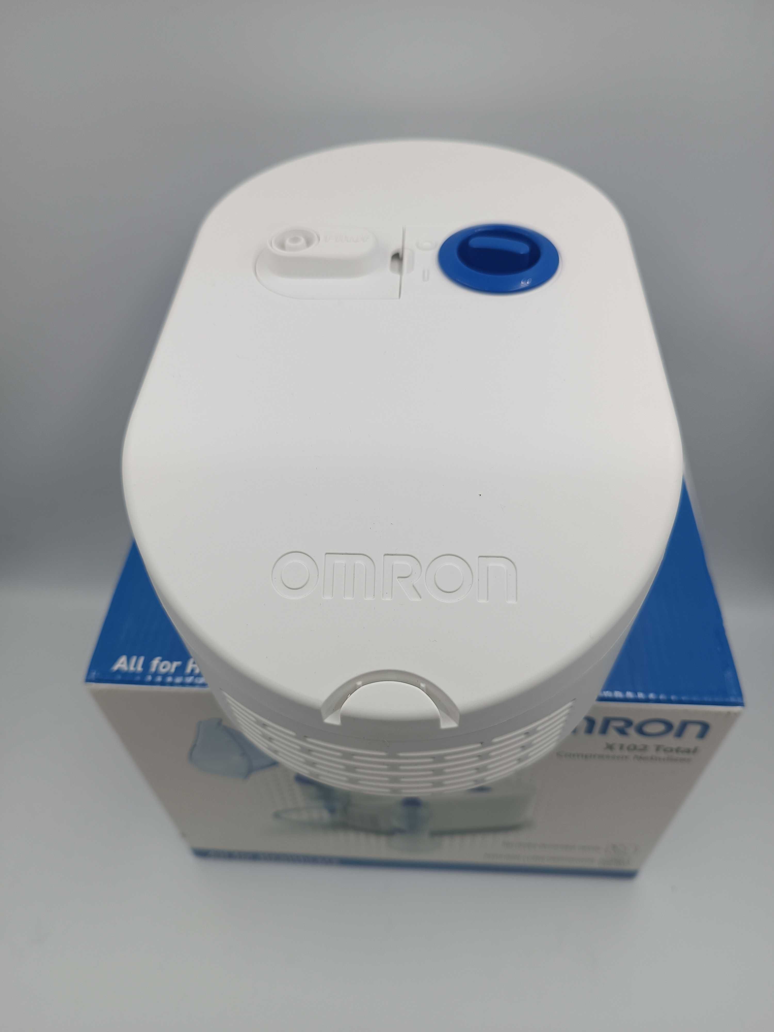 Inhalator kompresorowy Omron X102 Total 2w1 biały