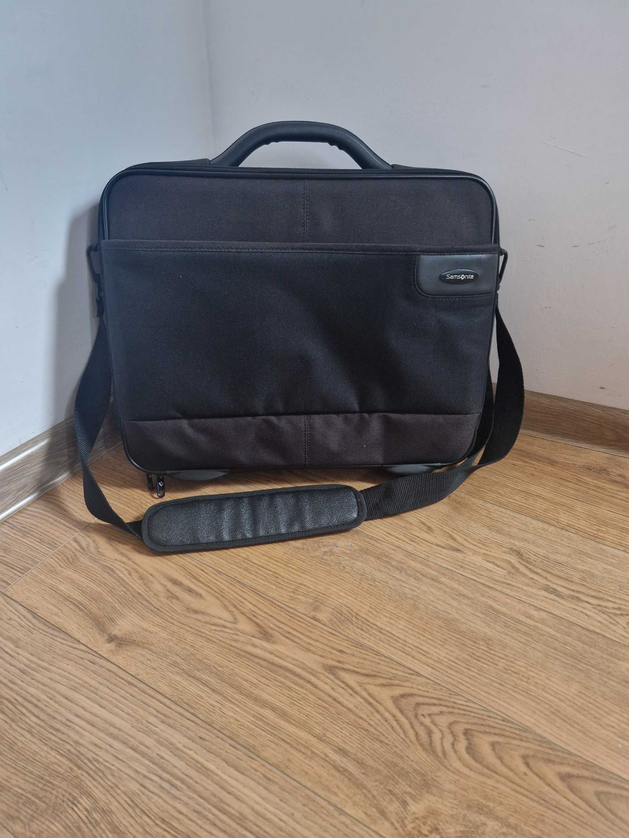 torba czarna samsonite na laptop