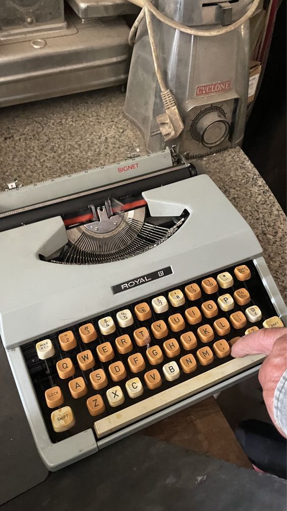 Máquinas de escrever antigas