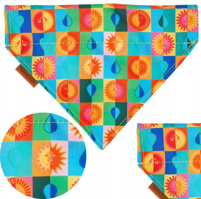 bandanka bandana chustka apaszka buldog corgi beagle 25x22x16,5 cm m