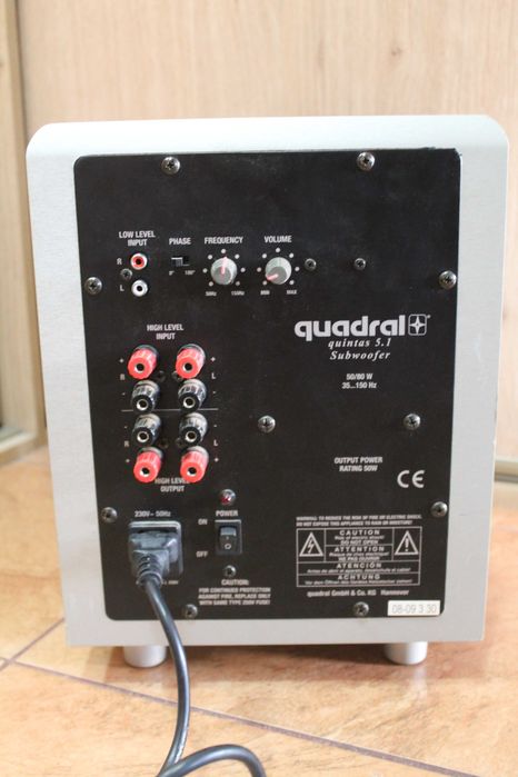 Subwoofer Aktywny Quadral quintas 5.1