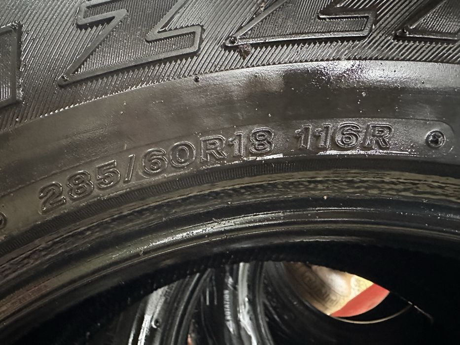 +4шт Шини зимові 285/60R18 Bridgestone резина R18 зима гума