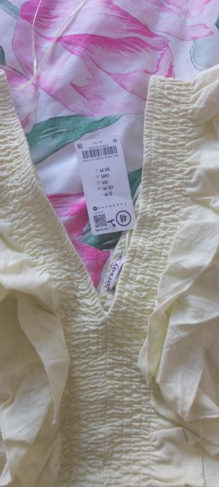 Sukienka orsay rozm. 48 żółta