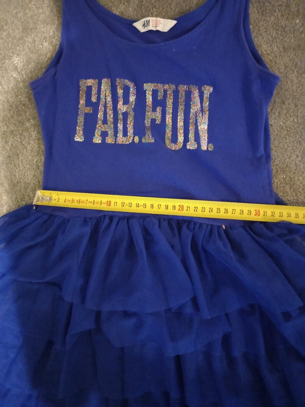 Sukienka h&m falbanki