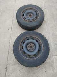 Пара колес зима диски 5 на 100 резина Pirelli покришка 195 65 R 15