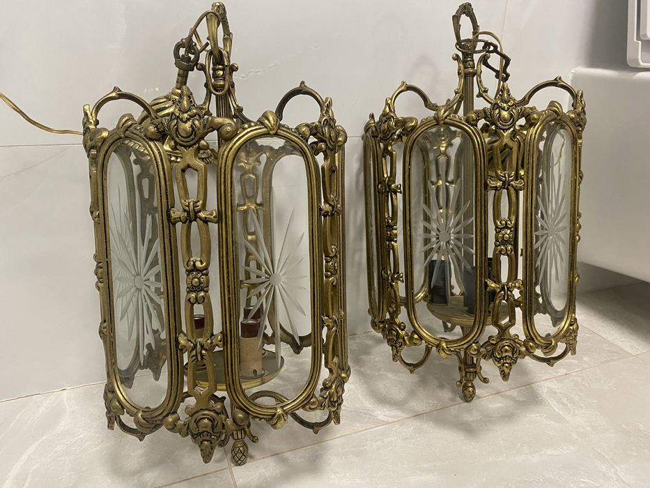 Світильник бронзовий люстра