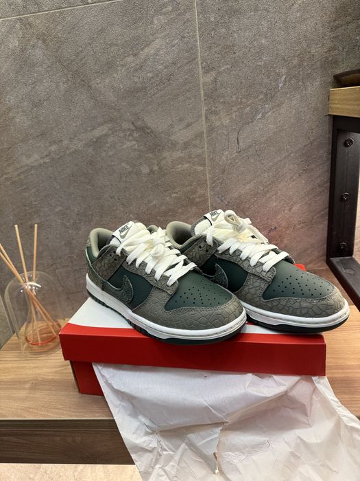 Nike Dunk Low Green Crocodile — оригінал, нові!