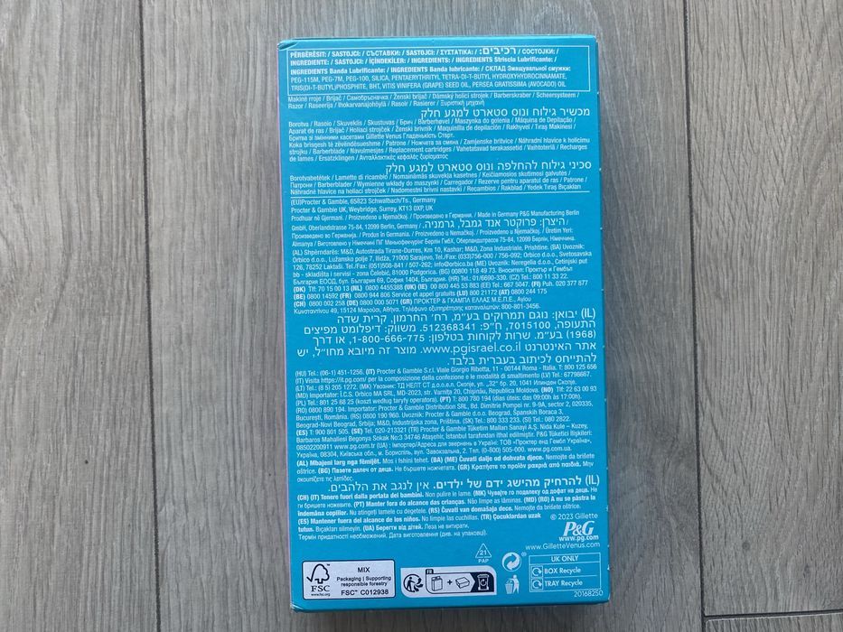 Maszynka do golenia +3x wkłady Gillette VENUS Smooth dla kobiet Okazja