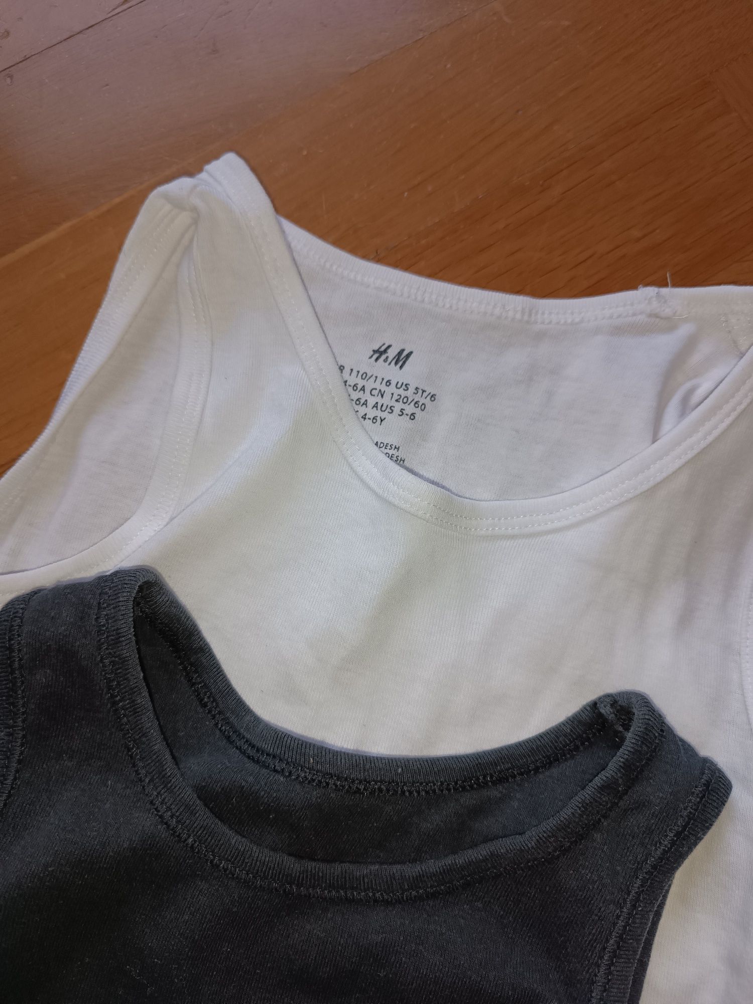 Podkoszulek koszulka lato bez rękawów 110 116