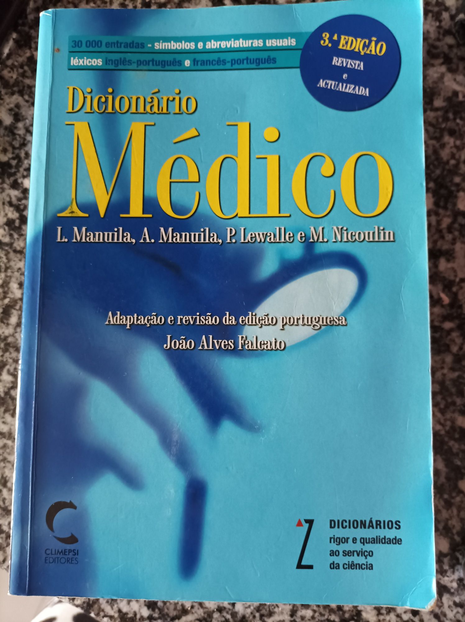 Livro dicionário médico